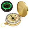 Pocket Compass Turing Camping Watch Style Retro Mini Camping Turing Compasess Vintage Brass Noctilucent7931216