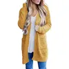 Suéteres femininos suéteres femininos cardigans de lã feminino grosso quente outono inverno suéteres femininos soltos cardigans macios de malha outwear jumpers cardigan cortado