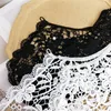 2020 nuova estate nero bianco scava fuori fiore sciarpa di pizzo scialle del capo sciarpe di seta moda donna collo per le signore poncho e mantelle