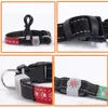 USB Charge Dog Collar LED Outdoor Luminous Pet Dog Collars Light Adjustable LED 4 Flashing Modes PU Night Flashing Pet Collar WDH1251