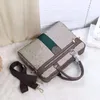 2021 Ny Leather Male Business Single Shoulder Bag Cross Sector Briefcase Datorpaket lutande väska Mäns handväskor med hög kvalitet