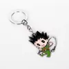 Anime X Keychain Gon Killua Zoldyck Kurapika Hisoka Metal Figurer Keyrings för kvinnor och män Fashion Car Key Chain9093070