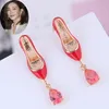 heel earrings