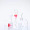 8 ml/0,27 unz Creative Mini czerwone wina w kształcie pustej linie błyszczące mini napełnione butelki do wargi pojemnika na próbki fiolki