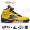 2021 Avec Box Jumpman 4 4s Sail Black Cat Chaussures de basket-ball pour hommes 5 5s Michigan Fire Red UNC Grateful Sneakers Formateurs Taille 13