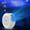 Freeshipping Smart Star Projector WIFI Laser Sterry Sky Projector Waving Night Light LED Kleurrijke App Wireless Control Alexa Com