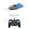 GoolRC 30KM/H High Speed Racing RC Boat with IPV7 Waterproof 2.4GHz 4 Channel 370 Motor Remote Control Boat Toys for Kids Gift