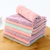 10 teile/los Faser Geschirrtuch Dishrag Duster Waschen Tuch Handtuch Tuch Bambus Waschen Handtuch Magie Küche Reinigung Putzlappen 201021