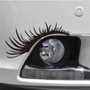 2pcs/Pairs Car Headlight Eyelashs Sticker Sexy Eyelashes Sticker Lamp Decoration Personalized Lamps Eyelash Decals Friends Gift Auto Parts