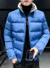 스탠드 목 따뜻한 망 겨울 솔리드 컬러 4 색 옵션 남자 디자이너 파카 캐주얼 코트