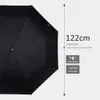 本物のブランドの大きな折りたたみ傘雨1.2メートルのビジネスの男性自動傘の防風性の男性のパラソルダークブルーと黒201104