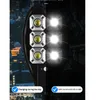 160COB Solar LED улица Наружное освещение Водонепроницаемый умный пульт дистанционного управления PIR датчик движения лампа 1500W открытый сад безопасности настенный светильник
