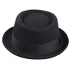 Sedancasesa 100% Australië Wool heren Fedora hoed varkensvleestaartjes voor klassieke kerkwol vilt hoed nieuwe herfst winter y200110