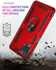 Rüstungshülle rotierender Metallringhalter Kickstand stoßfeste Abdeckung für Samsung Galaxy A12 5G A32 A52 A72 A02S M31S A42 5G