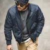 Maden Retro Warme Jacken für Männer Wasserdicht Casual Coton Parkas Mantel Jacke Reißverschluss Marinegrün Vintage Lose Übergroße Mann Kleidung 201226