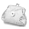 Noosa Chunks Metal Ginger 18Mm Snap Buttons Jewelry Coin Purses Sequins Small Wallets Pouch Kids Girl Women'S Money Bags Hnq4F