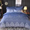 Lace Pattern Bedding Set 3pcs/2pcs Duvet Cover Pillowcase Pillow Sham Home Textile Adult King Queen Size No Sheet No Fillers 201021