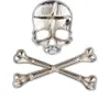 3D 3M Skull Metal Metal Crossbones Motocykl naklejka z naklejki czaszka Odznaka Stylowa Stylowe naklejki Akcesoria 8641155