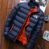 XXXXL nouvelle veste d'hiver hommes mode col montant mâle Parka veste hommes solide épais vestes et manteaux homme Parkas 201023