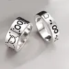 Mode unisex luxe ring voor mannen dames unisex spook designer ringen sieraden spleet kleur kleur