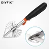 45 to 90 Degree Edge Angle Shear Scissors Miter Wire Slot Cutter Hand Shear Multifunctional PVC PE Plastic Pipe Plumbing Tool Y200321