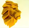 60cm high hand made diy paper Novelty Items lion wall hanging head sculpture home decoration living room craft marine animals