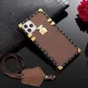 أفضل حالات هاتف الأزياء لـ iPhone 15 Pro Max 14 Plus 13 12 Mini 11 XR XS Max 7/8 Plus Pu Leather Phone Shell for Samsung S23 S22 Ultra S10 Plus Note 20 10 B04