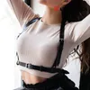 Belts Women Sexy Garters Faux Leather Body Bondage Cage Sculpting Harness Goth Harajuku Suspender