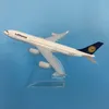 Jason Tutu 16cm Lufthansa Boeing 747 Plan Model Airplane Model Airbus Aircraft Model 1400 Diecast Metal Airplanes Plane Loy LJ204669090