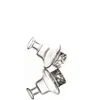 Smoking-Vergaserkappenglas für 25-mm-Kuppel mit flacher Oberseite und rotierendem Luftloch. Terp-Perlen-Quarz-Banger-Nagel