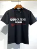 DSQ Padrão T-shirt D2 Phantom Turtle 2020SS New Mens Designer Camiseta Paris Moda Tshirts Verão Masculino Qualidade superior 100% algodão a 705