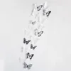 Väggklistermärken 18st 3d Butterfly Adeesivo Bröllop Muraux Bedroom Estetic Papel Party Pegatinas de Pared Home Decor Room