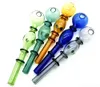 QBsomk Color double bubble hookahs glass straight pot Groothandel waterpijpen Brander Waterleidingen Booreilanden Olie