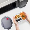 コンパートメントの漏れ防止食品容器の電子レンジ箱キッチン食事の準備保管容器T200710