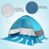 Outdoor Automatic Tent Instant up Camping Tent Portable Travel Beach Anti UV Shelter Fishing Hiking Picnic Silver X88B201x9913381