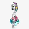 Lente 925 Sterling Zilver Fit Charms Armbanden Vlinder Viooltje Vogel Panda Kroon Rups Bedel voor Europese Vrouwen Bruiloft Originele Mode-sieraden5861864