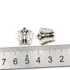 150pcs Antik Silver Alloy Ensidig Design Butterfly Charms Smycken Hantverk gör armband Halsbandsfynd 16x16.8mm A-625