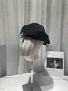 Damier avant chapeau femme bouche casquette décontracté polyvalent usure peintre béret chapeau marée mâle printemps et été coréen édition 2675022