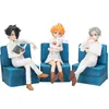 3pcs 1pcs Anime The Promised Neverland Figure Set Emma Norman Ray Figure Brinquedos toy 13cm 10082440513
