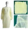 DHL für freien eine Lot wasserdichte Isolation Kleidung Frenulum Schutzkleidung Einweg-Kittel One Time Non Stoff gewebt Schutzanzüge