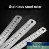 Metal Ruler Office Stationery Durable Metric Ruler Stainless Steel 15/20/30cm Double