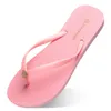 Damen-Hausschuhe, modische Flip-Flops, Strand-Hotel-Hausschuh, dreifach, schwarz, rosa, weiß, zitronengrün, grau, marineblau, Damenschuhe, eins