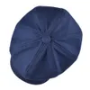 BOTVELA Berretto da strillone da uomo039s cappello in twill di cotone blu navy da donna039s berretto da panettiere retrò cappelli grandi grandi maschili berretto da mela Boina 8454490