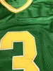 Enviado de US Mens 1977 Vintage 3# Joe Montana College Football Jerseys Green Stitched Shirts Size S-3XL