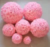 Neue künstliche Verschlüsselung Rose Seidenblume Kissing Balls große hängende Kugel Weihnachtsschmuck Hochzeit Party Dekorationen