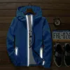 Men Waterproof Wind Breaker Coat Zipper Hoodie Jacket Quick Drying Sport Outwear Stoper Raincoat Selling 211217