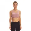 Mesh stitching nude gym clothes women Sports bra running skinfriendly shockproof support lu bra underwear fitness yoga tank top2639432