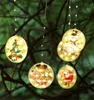 Chaîne de pendentif éclairée de Noël Joyeux Noël Led Light String 1.6 * 0.65M Pendentif lumineux de rideau de lumière pour fenêtre d'arbre