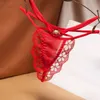 تحديث Sexy G Strings MultiLayer Low Line Line See من خلال النساء الداخليون لللبن الداخلي للجلد Lingerie Lingerie