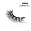 Vmae New 16 styles 3D 15MM Mink Eyelashes Soft Natural Siberian Mink Fur lashes Sexy Custom Private Label Long Fluffy Eyelash Extension